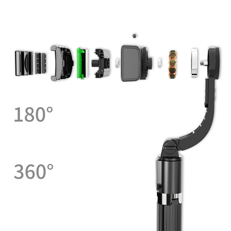 Camera Tripod Carbon - Telefoonvloghouder Aluminiumlegering Kunststof Met Verborgen Statief