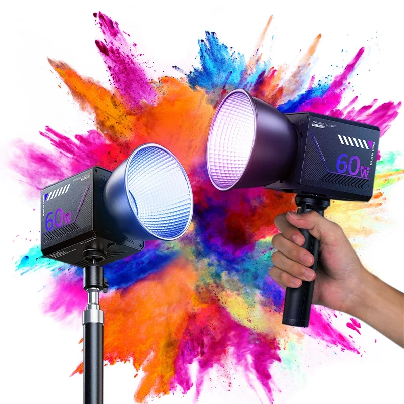 Strobe Light Studio - RGB-videolamp Draagbare LED-fotografiestudiolamp met 10000 mAh