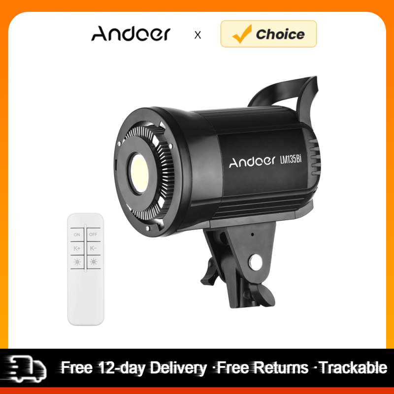 Strobe Light Studio - Andoer LM135Bi Draagbare LED Fotografie Invullicht