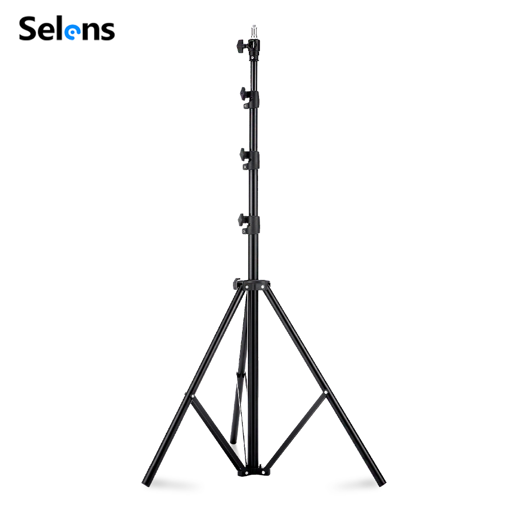 Photography Treatment - Selens 2.2~3.95m Luchtkussen Lichtstatief Aluminium Tripod