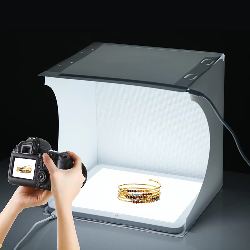 Photography Treatment - 20cm Draagbare Fotobox Fotografie Opvouwbare LED