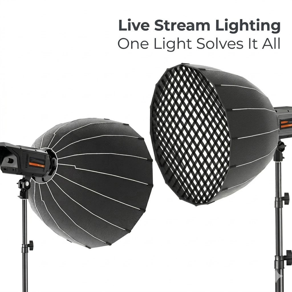 Strobe Light Studio - Studio LED Videolamp 100W 200W EU
