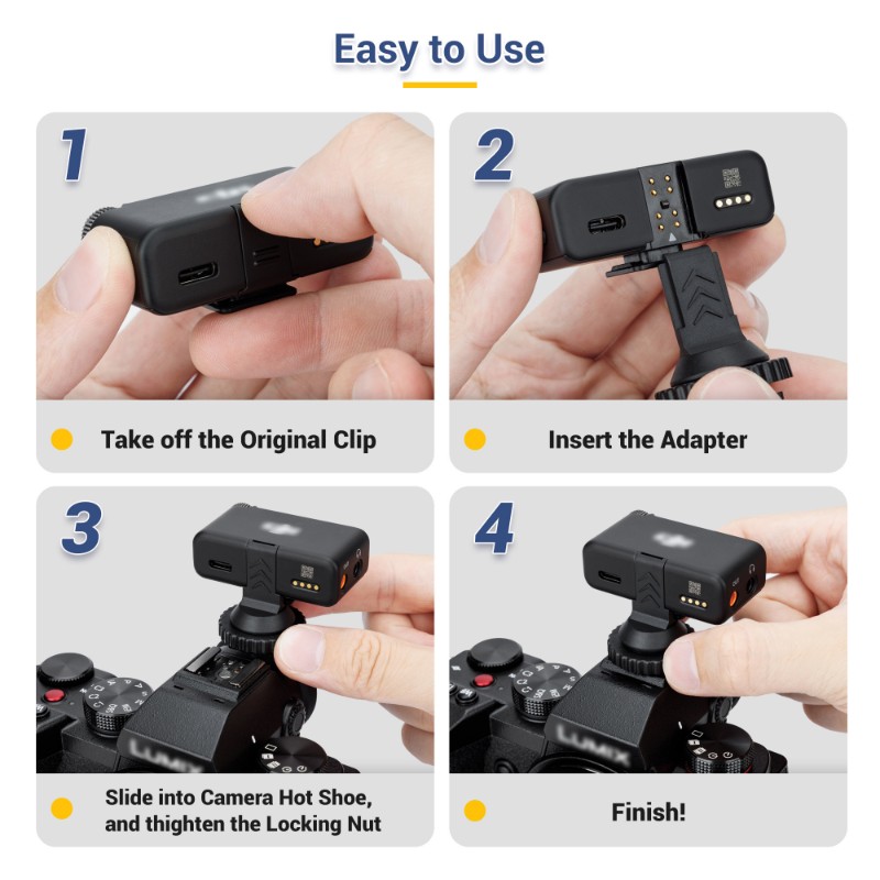 Cold Shoe-adapter voor DJI Mic - Camera Cold Shoe recensie en prijs