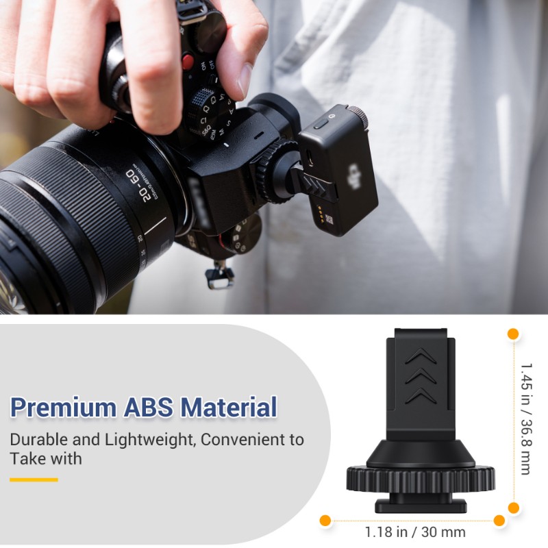 Cold Shoe-adapter voor DJI Mic - Camera Cold Shoe recensie en prijs