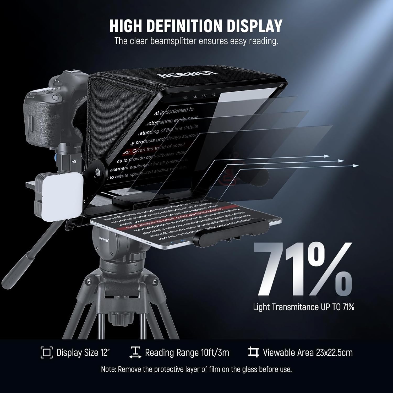 Teleprompter voor iPad-tablets - Camera Cold Shoe recensie en prijs