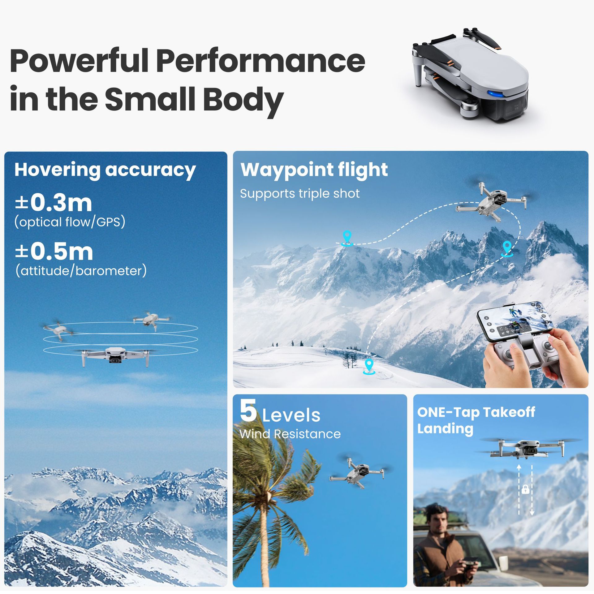 4K HD Aerial Drone, RC Quadcop - Photography High Key recensie en prijs