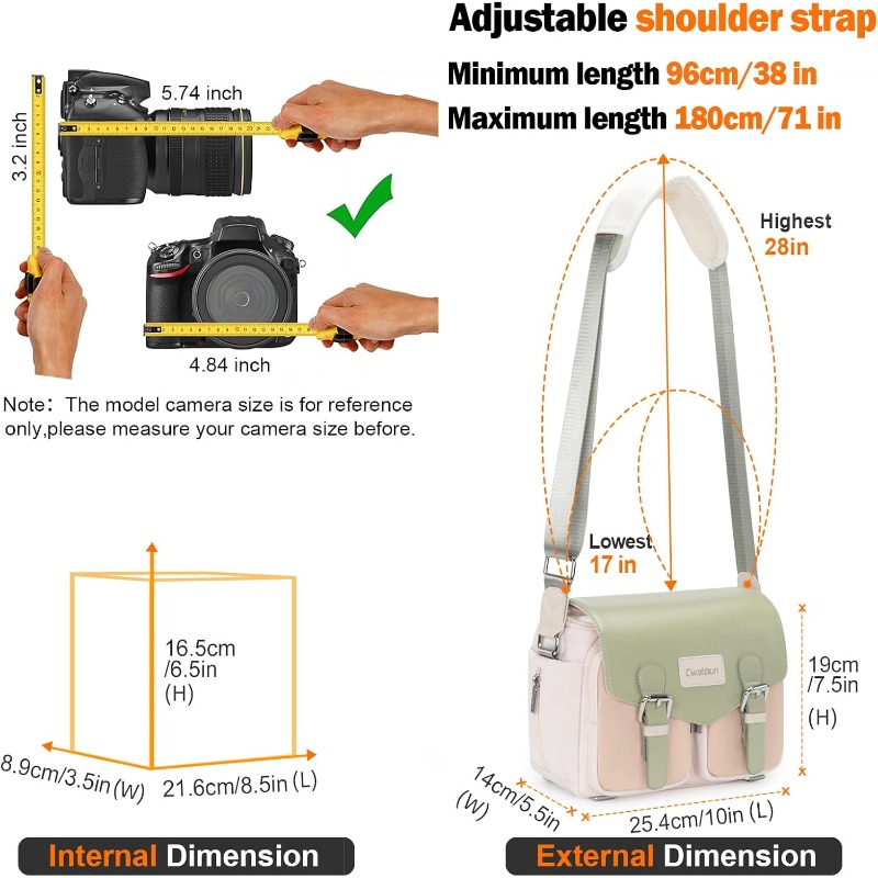 Japanse stijl kleurblokkerende - Camera Bag Waterproof recensie en prijs