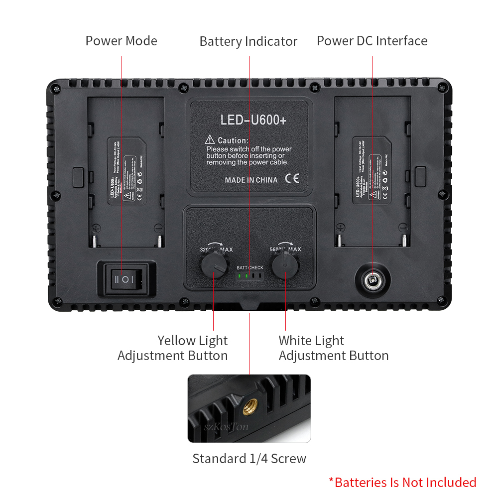 U800 Led Fotostudio Licht Voor - Strobe Light Studio recensie en prijs