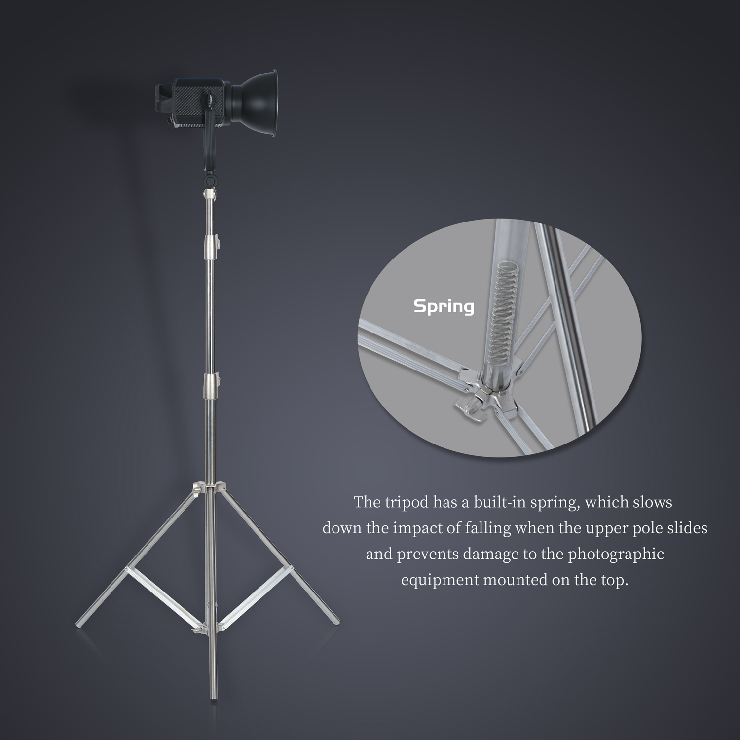 SH 2,8 m roestvrijstalen licht - Photography Treatment recensie en prijs