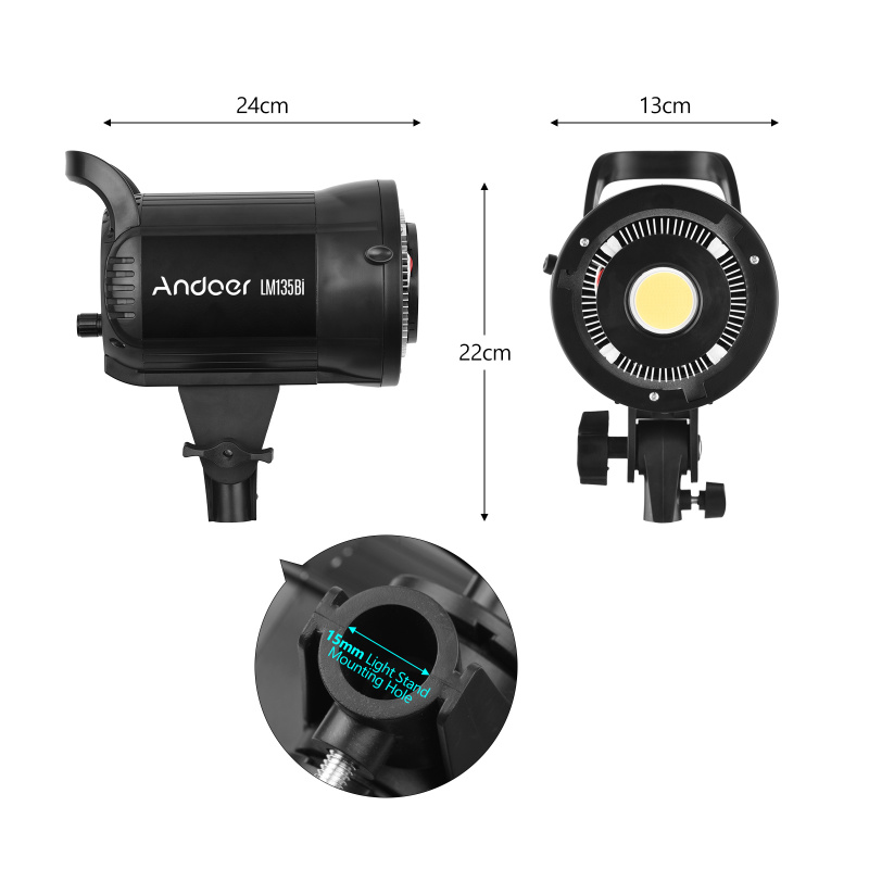 Andoer LM135Bi Draagbare LED F - Strobe Light Studio recensie en prijs
