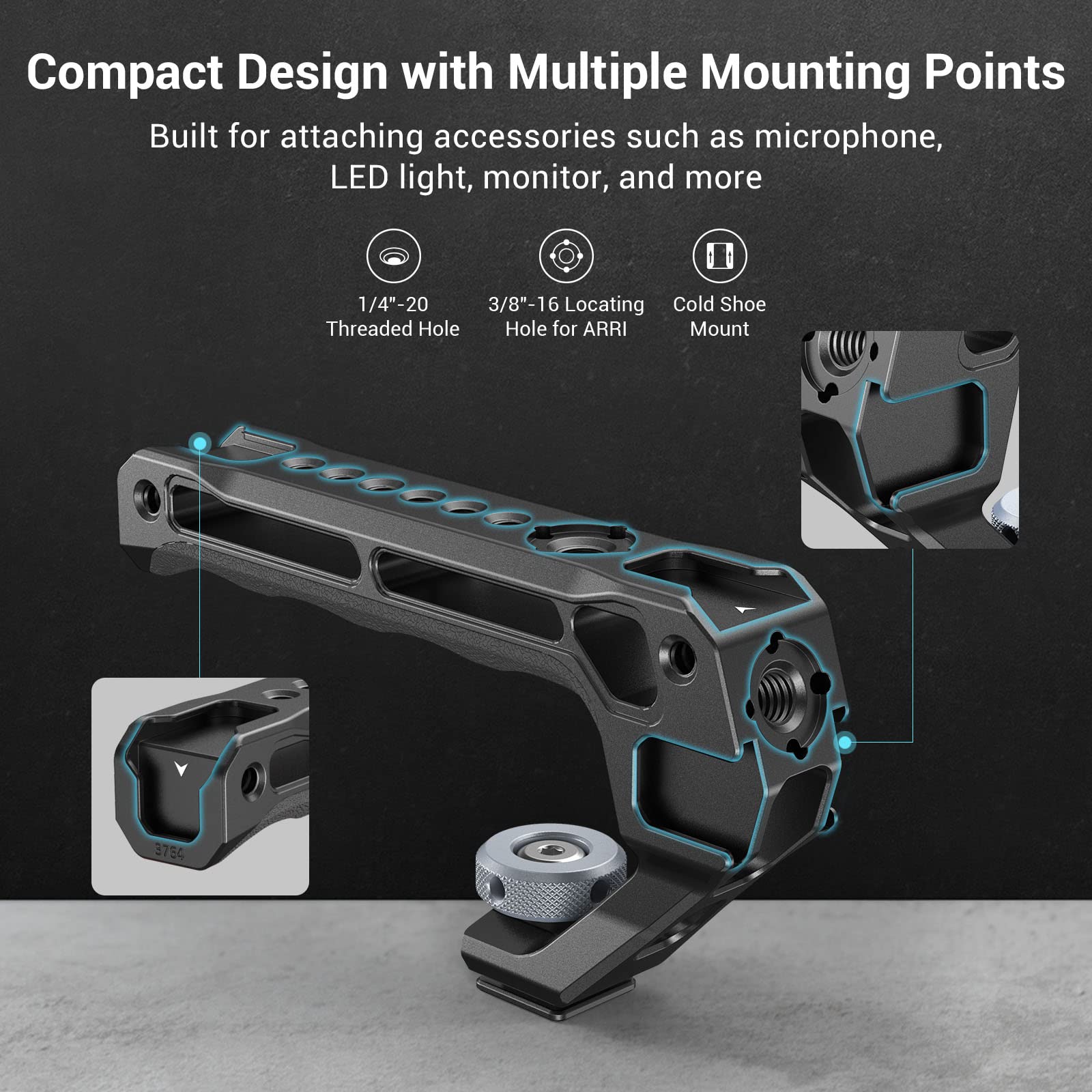 SmallRig NAVO Top Handle Lite  - Camera Cold Shoe recensie en prijs