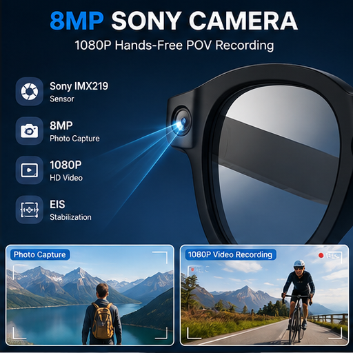 AI Slimme Bril 8MP Camera 1080 - Photography Unit recensie en prijs