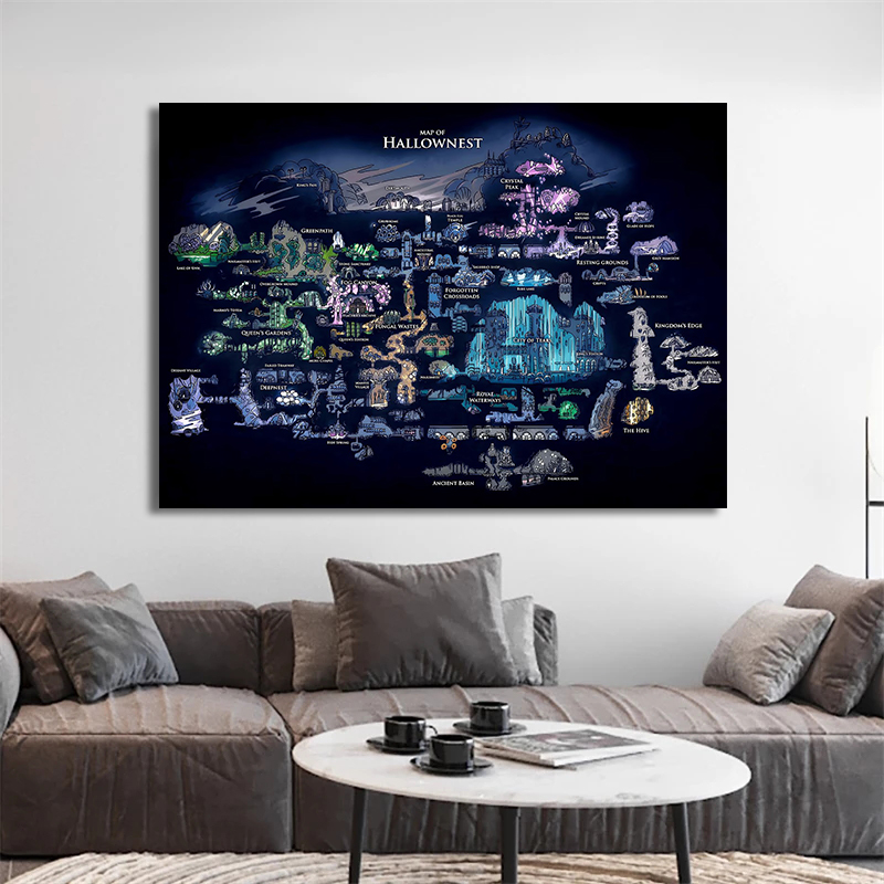 Game Hollow Knight Kaart Game  - Photography Nature recensie en prijs