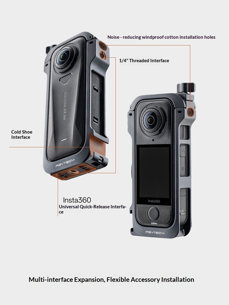 PGYTECH Camera Cage voor Insta - Camera Cold Shoe recensie en prijs