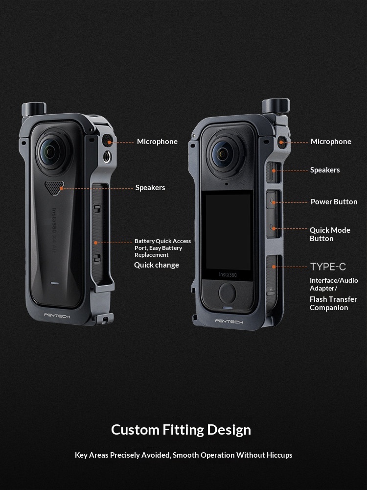 PGYTECH Camera Cage voor Insta - Camera Cold Shoe recensie en prijs