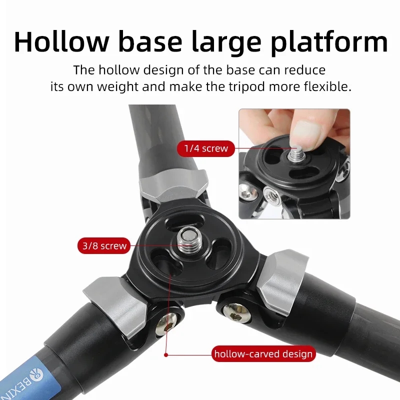 BEXIN Mini Koolstofvezel Stati - Camera Tripod Carbon recensie en prijs