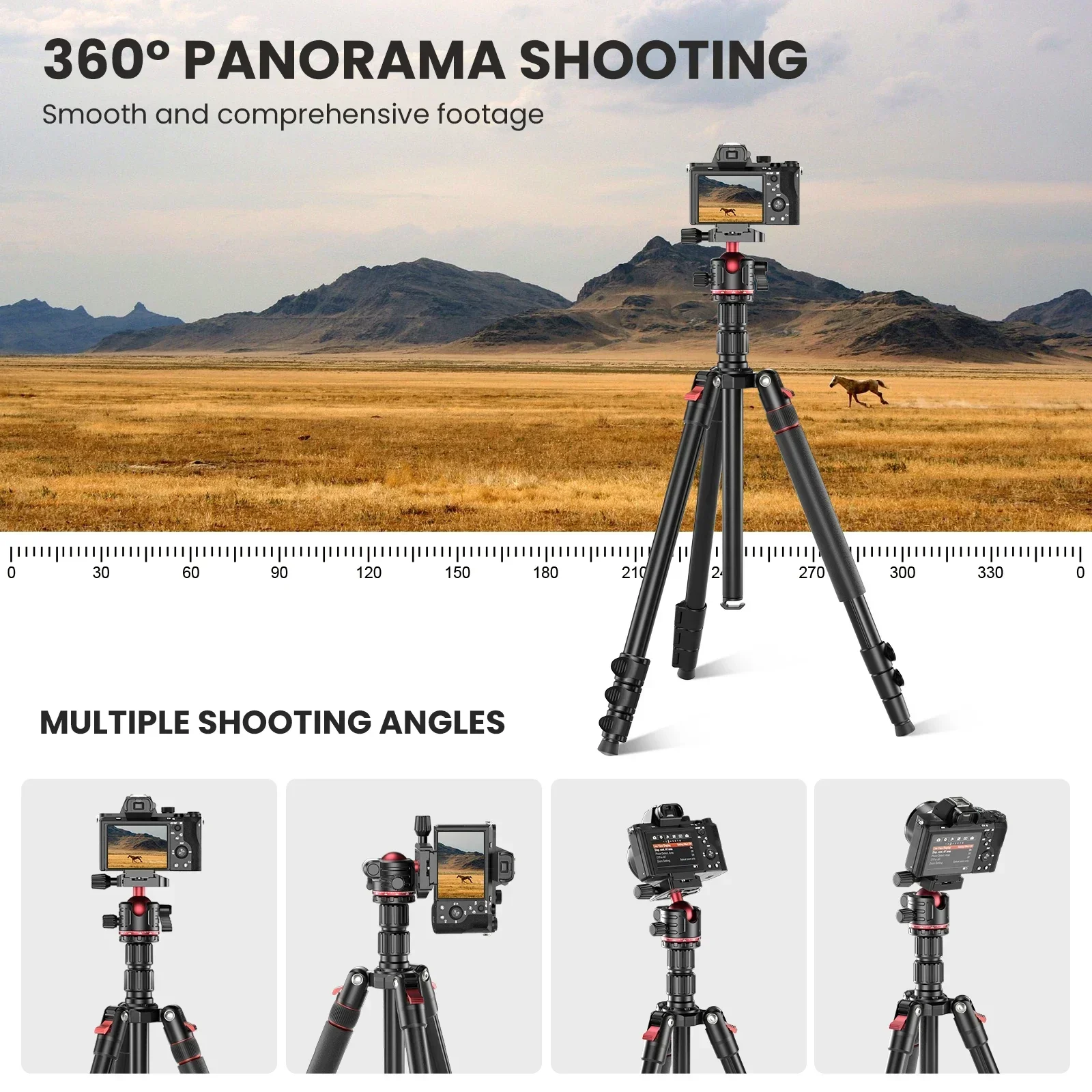 EVUMO GF2 Reisstatief 1,73 m A - Camera Tripod Carbon recensie en prijs