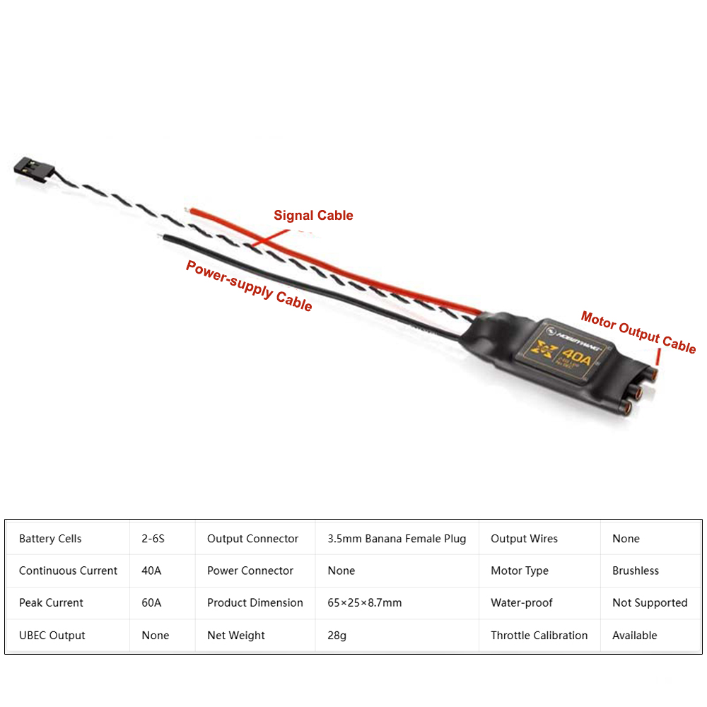 Hobbywing XRotor 40A borstello - Photography Composition recensie en prijs