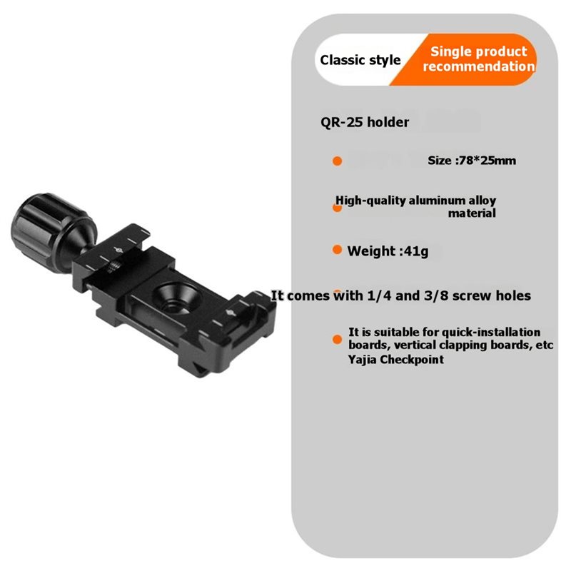 Snelkoppeling Mini Klem 25mm M - Camera Cold Shoe recensie en prijs